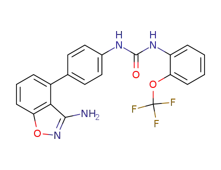 N-[4-(3-amino-1,2-benzisoxazol-4-yl)phenyl]-N'-[2-(trifluoromethoxy)phenyl]urea
