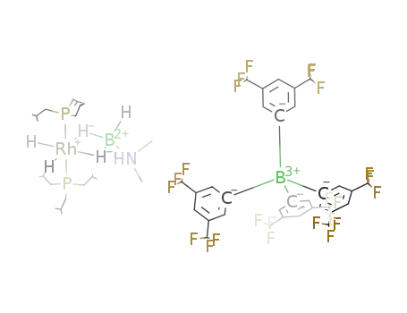 [Rh(H)2((borane)*(dimethylamine))(P(i-Bu)3)2][B(3,5-C<sub>6</sub>H<sub>3</sub>(CF<sub>3</sub>)2)4]