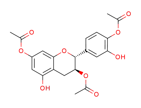 3,7,4'-triacetyl (+) catechin