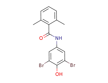 Molecular Structure of 1126078-97-4 (N-(3,5-dibromo-4-hydroxyphenyl)-2,6-dimethylbenzamide)