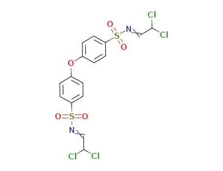 Molecular Structure of 1001020-66-1 (4,4'-oxybis[N-(2,2-dichloroethylidene)benzenesulfonamide])