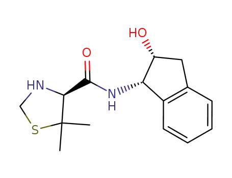 (S)-N-((1S,2R)-2-hydroxy-1-indanyl)-5,5-dimethylthiazolidine-4-carboxamide