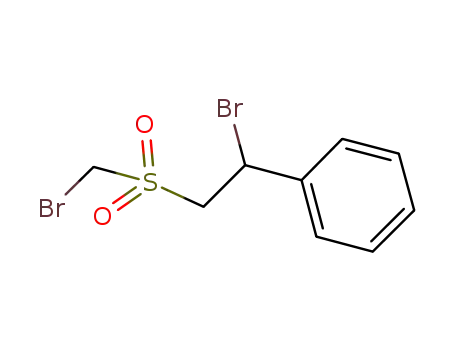 Benzene, [1-bromo-2-[(bromomethyl)sulfonyl]ethyl]-