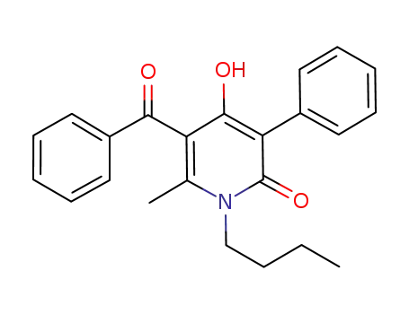 5-benzoyl-1-butyl-4-hydroxy-6-methyl-3-phenyl-2(1H)-pyridinone