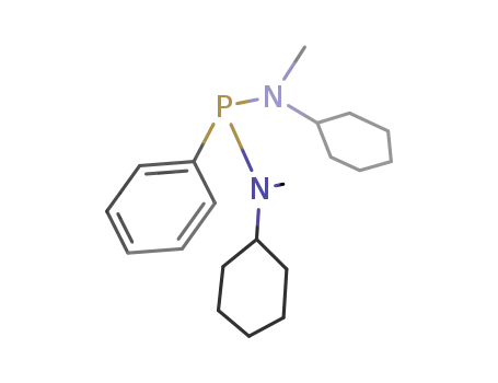 C<sub>6</sub>H<sub>5</sub>P(N(CH<sub>3</sub>)C<sub>6</sub>H<sub>11</sub>)2