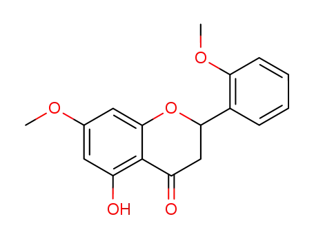 5-hydroxy-7-methoxy-2-(2-methoxy-phenyl)-chroman-4-one