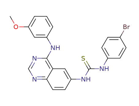 N-(4-bromophenyl)-N'-[4-(3-methoxyanilino)quinazolin-6-yl]thiourea