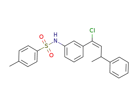 N-(3-(1-chloro-3-phenylbut-1-enyl)phenyl)-4-methylbenzenesulfonamide
