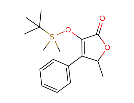 3-(tert-butyldimethylsilyloxy)-5-methyl-4-phenylfuran-2(5H)-one
