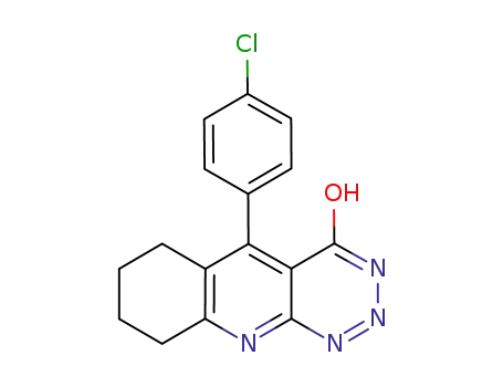 5-(4-chlorophenyl)-6,7,8,9-tetrahydro-[1,2,3]-triazino[4,5-b]quinolin-4-ol