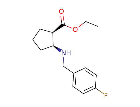 Ethyl (1R,2S)-2-(4-FluorobenzylaMino)cyclopentanecarboxylate