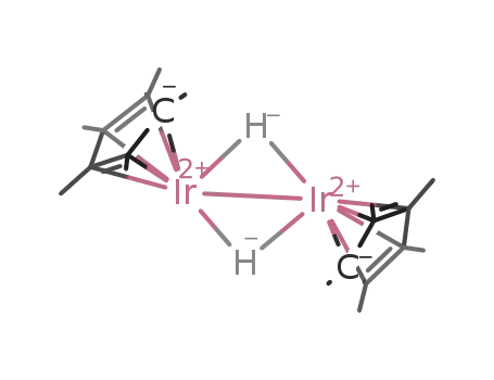 Molecular Structure of 226922-36-7 ((pentamethylcyclopentadienyl)iridium(II) hydride)