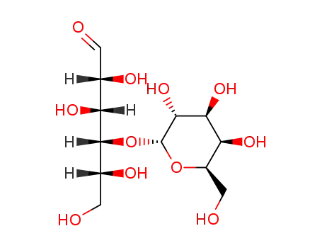 Molecular Structure of 56907-30-3 (4-O-(a-D-Galactopyranosyl)-D-glucopyranose)