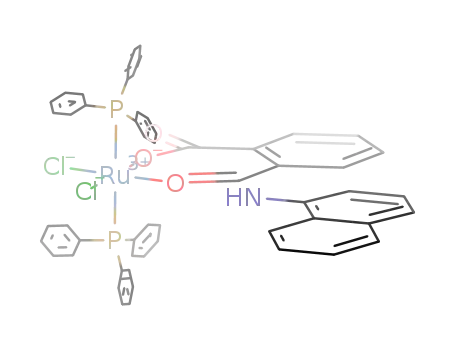 RuCl<sub>2</sub>(PPh<sub>3</sub>)2(2-[(1-naphthylamino)carbonyl]benzoate)