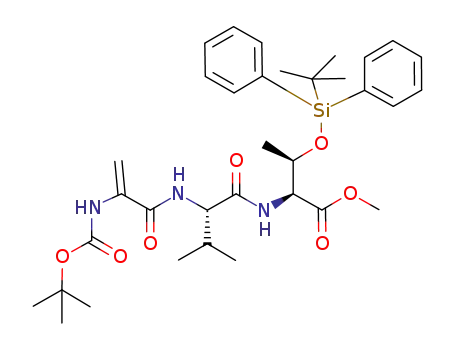 N-Boc-α-dehydro-Ala-L-Val-L-Thr(O-TBDPS)-OMe