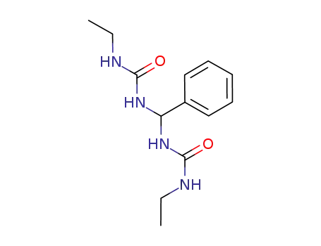Molecular Structure of 1093615-33-8 (1,1-(phenylmethylene)bis(3-ethylurea))