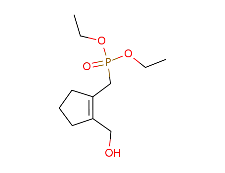 diethyl {[2-(hydroxymethyl)cyclopent-1-en-1-yl]methyl}phosphonate