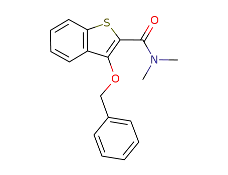 3-benzyloxy-N,N-dimethylbenzo[b]thiophene-2-carboxamide
