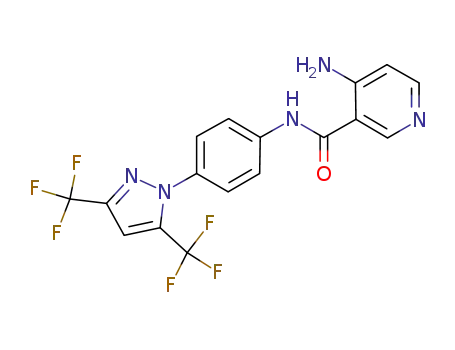 4-amino-4'-[3,5-bis(trifluoromethyl)-1H-pyrazol-1-yl]nicotinanilide