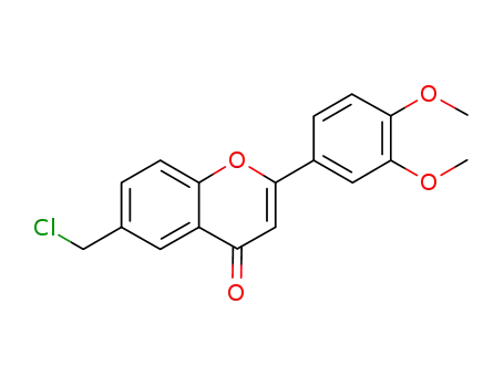 6-chloromethyl-2-(3,4-dimethoxyphenyl)-1-benzopyran-4-one