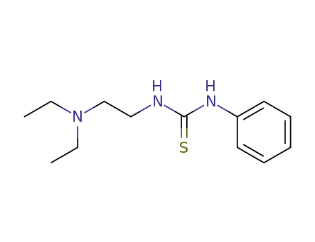 Molecular Structure of 889-28-1 (1-[2-(Diethylamino)ethyl]-3-phenylthiourea)