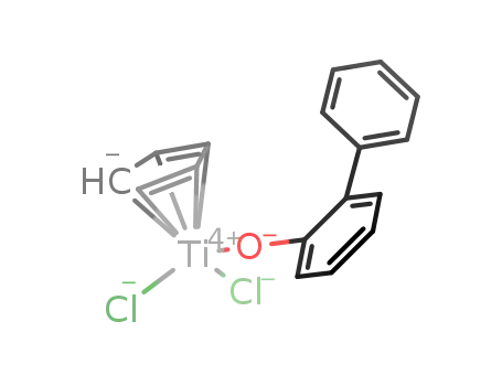 [C<sub>5</sub>H<sub>5</sub>TiCl<sub>2</sub>(OC<sub>6</sub>H<sub>4</sub>(C<sub>6</sub>H<sub>5</sub>))]