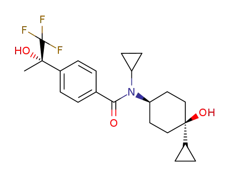 C<sub>22</sub>H<sub>28</sub>F<sub>3</sub>NO<sub>3</sub>