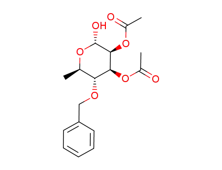 6-deoxy-2,3-di-O-acetyl-4-O-benzyl-α-D-mannopyranose