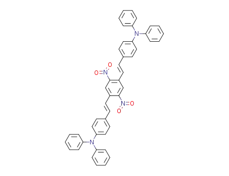 Molecular Structure of 1200008-95-2 ((E,E)-2,5-dinitro-1,4-bis[2-(4'-(diphenylamino)phenyl)vinyl]-benzene)