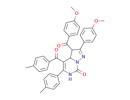 3-(4-methoxybenzoyl)-2-(4-methoxyphenyl)-4-(4-methylbenzoyl)-5-(4-methylphenyl)-3a,6-dihydropyrazolo[1,5-c]pyrimidin-7(3H)-one
