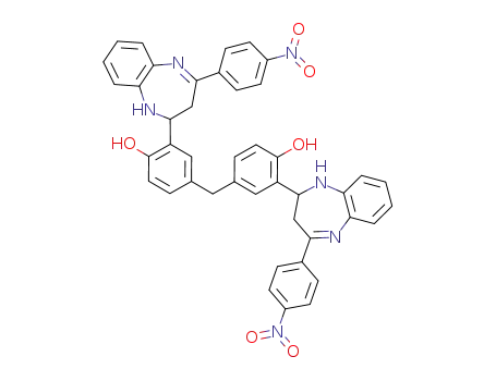 4-{4-hydroxy-3-[4-(4-nitrophenyl)-2,3-dihydro-1H-1,5-benzodiazepin-2-yl]benzyl}-2-[4-(4-nitrophenyl)-2,3-dihydro-1H-1,5-benzodiazepin-2-yl]phenol