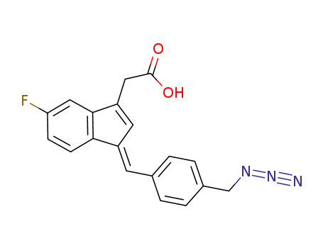 (E)-2-(1-(4-(azidomethyl)benzylidene)-5-fluoro-1H-inden-3-yl)-ethanoic acid