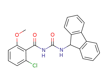 1-(2-chloro-6-methoxybenzoyl)-3-(9H-fluoren-9-yl)-urea
