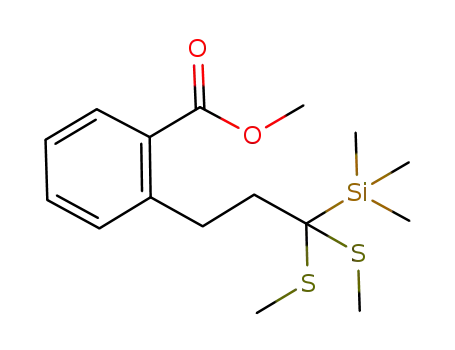 methyl 2-(3,3-bis(methylthio)-3-(trimethylsilyl)-propyl)benzoate