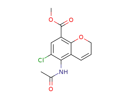 methyl 5-acetylamino-6-chloro-2H-1-benzopyran-8-carboxylate