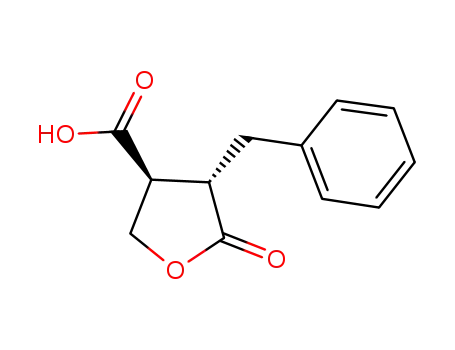 trans-(-)-(3S,4S)-4-benzyl-5-oxo-3-tetrahydrofurancarboxylic acid