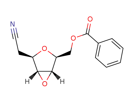 3,6:4,5-dianhydro-7-O-benzoyl-2-deoxy-L-aloheptononitrile