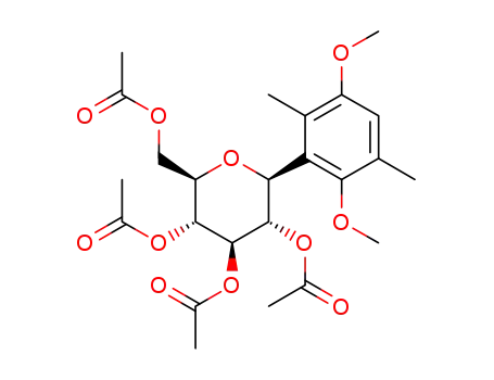 1,4-dimethoxy-2,5-dimethyl-3-(2,3,4,6-tetra-O-acetyl-β-D-glucopyranosyl)benzene