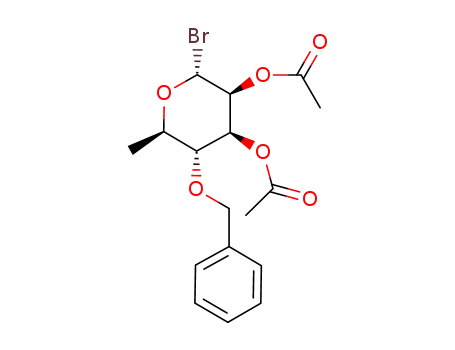 6-deoxy-2,3-di-O-acetyl-4-O-benzyl-α-D-mannopyranosyl bromide