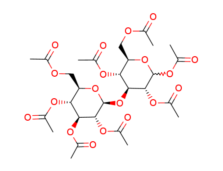 1,2,4,6-TRI-O-ACETYL-3-O-(2,3,4,6-TETRA-O-ACETYL -SS-D-GLUCOPYRANOSYL)- A-D-GLUCOPYRANOSIDE; 3-O-(2,3,4,6-TETRA-O-ACETYL -SS-D-GLUCOPYRANOSYL)-D-GLUCOPYRANOSE TETRAACETATE