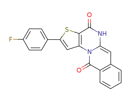 2-(4-fluorophenyl)-4H-thieno[2',3':5,6]pyrimido[1,2-b]isoquinoline-4,11(5H)-dione