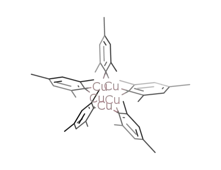 {Cu<sub>5</sub>(2,4,6-trimethylphenyl)5}