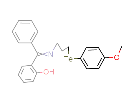 (C<sub>6</sub>H<sub>5</sub>)(2-HOC<sub>6</sub>H<sub>4</sub>)C=N(CH<sub>2</sub>)3Te(4-MeOC<sub>6</sub>H<sub>4</sub>)