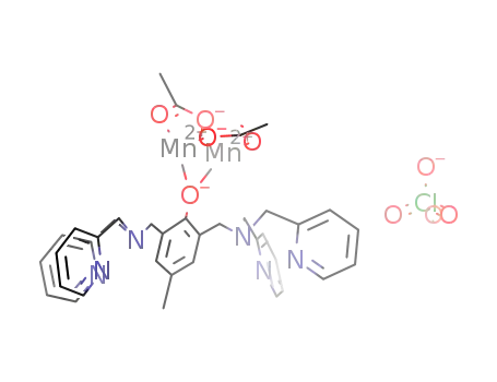 [Mn2(μ-acetato)2(2,6-bis[bis(2-pyridylmethyl)amino]methyl-4-methylphenol(1-)](ClO4)
