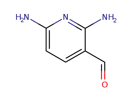 Molecular Structure of 151510-21-3 (3-Pyridinecarboxaldehyde,2,6-diamino-(9CI))