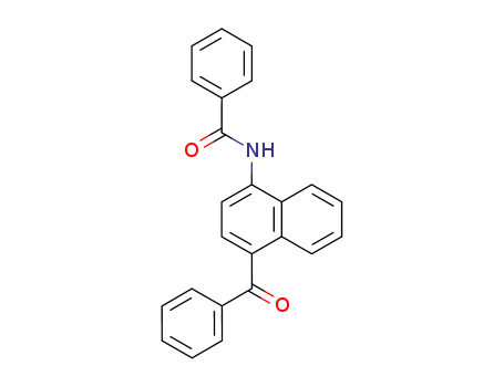 Molecular Structure of 95490-24-7 (<i>N</i>-(4-benzoyl-[1]naphthyl)-benzamide)