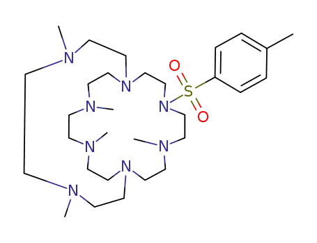 4,7,13,16,21-pentamethyl-24-tosyl-1,4,7,10,13,16,21,24-octaazabicyclo[8.8.8]hexacosane