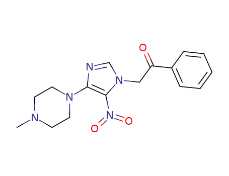 4-(4-methylpiperazin-1-yl)-5-nitro-1-phenacylimidazole