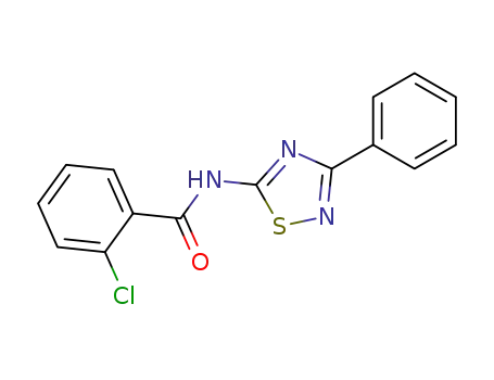 2-chloro-N-(3-phenyl-1,2,4-thiadiazol-5-yl)benzamide