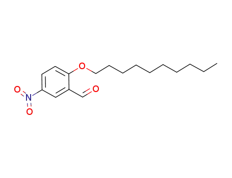 Molecular Structure of 1073341-47-5 (2-decyloxy-5-nitrobenzaldehyde)